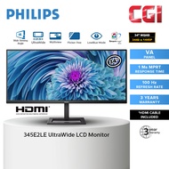 Philips WQHD 1ms 100Hz UltraWide LCD monitor (34") 345E2LE