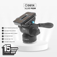COSTA ALUS-F02M MINI FLUID VIDEO HEAD TRIPOD CNC 5KG 11IBS ORIGINAL AND TRUSTED