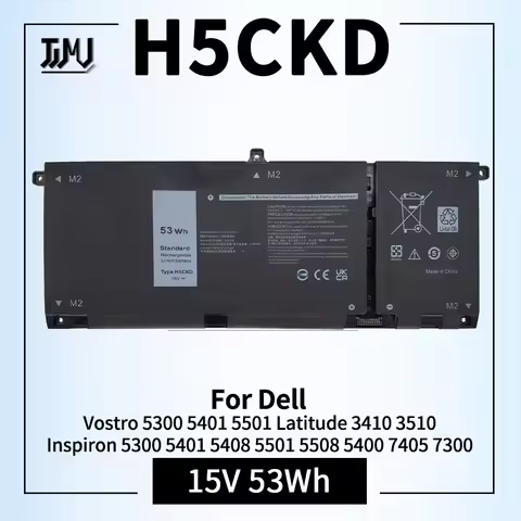 H5CKD Laptop Battery for Dell Vostro 5300 5401 5501 Latitude 3410 3510 Inspiron 5300 5401 5408 5501 