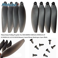 METUBE Remote Control Drone Parts, 58mm/66mm Universal Folding Propeller Blades, Plastic Black Quadc