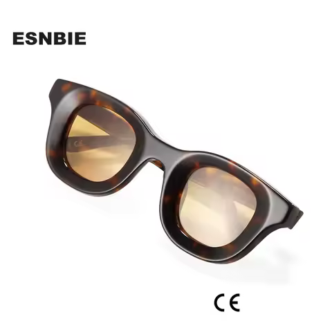 Rhud Designer Acetate Sunglasses Women Brand Designer Oversized Round Shades Thierry Hip Hop Style M