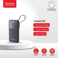 Yoobao Q13 10000mAh Built in Cable Fast Charge with Digital Display (PD 20W / QC3.0 / SCP)