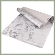 40cmx10M Self-Adhesive Wallpaper Bathroom Kitchen Cabinet Countertop Contact Paper PET Waterproof Wa