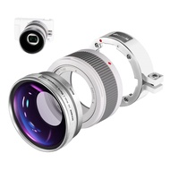 NEEWER Wide Angle Lens Compatible with Sony ZV1 Camera, 2 in 1 18mm HD Wide Angle & 10x Macro Additi