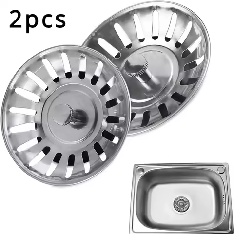 2pcs Kitchen Sink Strainer Stopper Waste Plug Sink Filter Filtre Sink Strainer Filter Floor Drain Ki