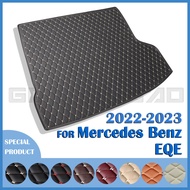 Car Trunk Mat For Mercedes Benz EQE 2022 2023 Custom Car cargo liner carpet Accessories Auto Interio