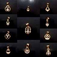 MATA 375 Gold Eye Pattern Pendant