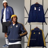 🔥 皇馬 Real Madrid 24-25 windbreaker Jacket 寶藍色 雙面刺繡 運動外套 風衣 男女同款 皇家馬德里 💎紫鑽商家💎 所有衫款/號碼全齊。有鐘意嘅款直接帶圖詢價。西