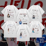 BABYMONSTER Premium Cotton T-Shirt Ruka Pharita Asa Ahyeon Rami Rora Chiquita Print Tee Unisex Cotto