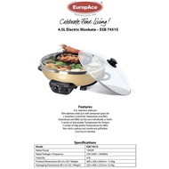 EuropAce 4L Steamboat with Mookata ESB 7451S (1 Year Warranty)