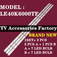 NEW 3 PCS HAIER LE40K6000TF 40" TV LED BACKLIGHT LE40K6000 LE40K6000T 40K6000TF
