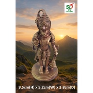 Lord Hanuman Small Idol – Polyresin Statue for Car Dashboard, Home, Office | 9.5cm Hindu Decor