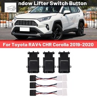 Window Lifter Switch Car Accessories Black Left Driving Backlight Upgrade for Toyota RAV4 CHR Corolla 2018-2020