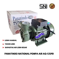 PANATINDO NATIONAL  Pompa Air Sumur Dangkal Pompa Air LIstrik AQ-125 PD Pump Sedot air Pipa 1 Inch T