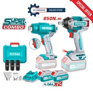 TOTAL Impact Wrench (500Nm / 850Nm) Tiwli2050 / TIWLI2085