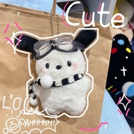 Cute pochacco Keychain Cartoon Jellycat Plush Puppy keychain Backpack Accessories Friends Gift
