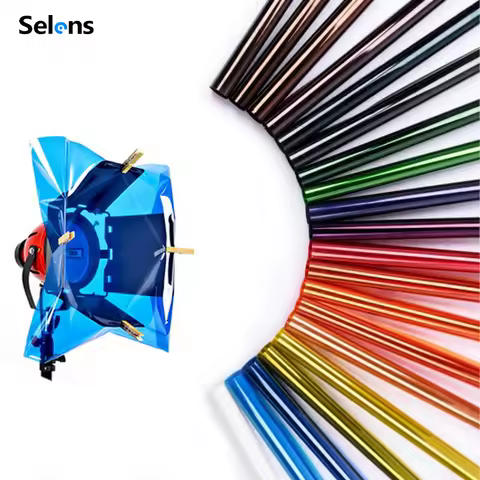 Selens 14 Colors 40*50cm Filter Gels Set Camera Lighting Modifier CTO CTB Diffusion Correction Light