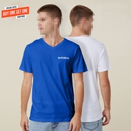 BUY 1 TAKE 1  (TSV) 6.0  WITH LOGO V-NECK T-SHIRT FOR MEN - Mens vneck t-shirts / mens shirt / v nec