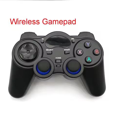 Wireless Gaming Joypad Controller 2.4GHz Gamepad With Micro USB OTG Converter Adapter For Android Ta