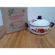 TUGU COOKING POT ORIGINAL 22 CM ENAMEL POT/