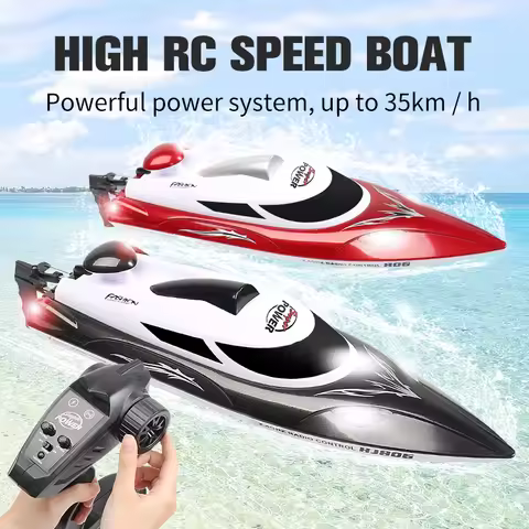 35km/H HJ806 2.4G High-Speed Remote Control Racing Boat With Water Cooling System /High Speed R/C bo