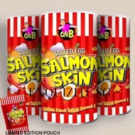 SALMON SKIN SALTED EGG FLAVOURED SNACK CIK B 280GM attack