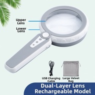 HD 60x Magnifying Glass with LED Light