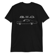 1967 Gto Line Art Muscle Car Owner Gift Short-Sleeve Unisex T-Shirt