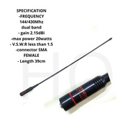 JIASIDA RHD-771S SMA FEMALE ANTENNA 144/430MHz Dual Band 20w Antenna