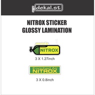 NI TROX printed sticker (gloss lamination)