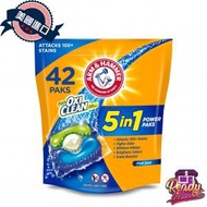 Plus OxiClean 5合1 洗衣球 42粒 (1.85 LB/ 840g)(平行進口)