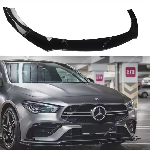 For Mercedes C118 X118 CLA Front Bumper Lip Spoiler Splitter Diffuser W118 CLA220 250 CLA35 2019-202