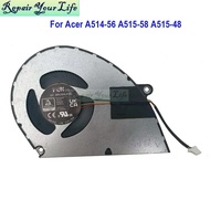 HL Laptop CPU Cooling Fan For Acer Aspire 5 A514-56M A515-48M A515-58M A517-58M Cooler Processor Rad