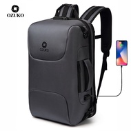 OZUKO High Capacity Men Anti Theft 15.6 inch Laptop Backpack Male USB Charging Waterproof Bag Business Casual Travel Mochila Big