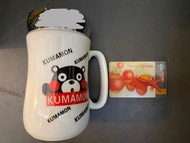 全新 絕版 Starbucks 星巴克 KUMAMON 咖啡 瓷杯 熊本熊 保溫杯 加 龍年 購物咭（要自己增值）