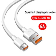 AppleHomeชุดชาร์จ หัวเหว่ย หัวชาร์จ+สายชาร์จ 6A Type-C ของแท้ SuperCharger สายชาร์จ USB Type-c100W  