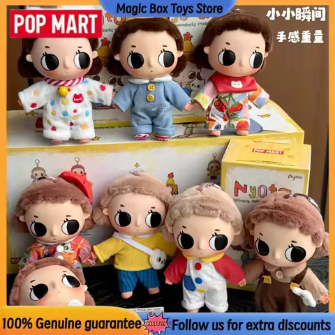 NEW POPMART Nyota Where Moments Meet Series Vinyl Plush Blind Box Cute Nyota Bag Pendant Collectible