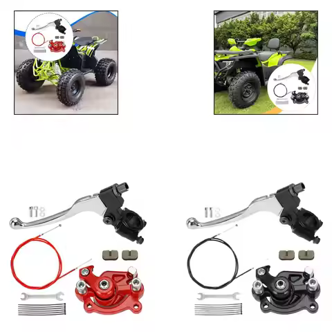 Sturdy Aluminum Alloy Mini Bike Brake Lever Universal Master Cylinder Kit Weather Resistant for 22mm