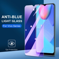 Anti Blue Purple Light Tempered Glass For Vivo V21 X60 X70 V5 V7 Plus V11 V11i V15 V17 S1 V20 Pro Y21s Y31 Y31s Y33s Y12s Y12a Y11 Y12 Y15 Y17 U10 Y19 Y51 2020 Y51a Y52 Y53s Y76 Y71 Y81 Y81i Y91 Y91i Y93 Y95 Y20 Y20i Y20s Y30 Y30i Y50 Screen Protector
