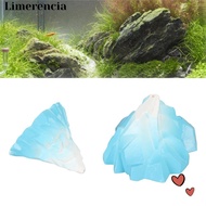 LIMERENCIA 2PCS Set Aquarium Iceberg Decoration, Simulation Vivid Aquarium Ecology Underwater Iceber