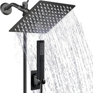 Stainless Steel Shower Head Set, 1 Set Rainfall Shower Head & Handheld Shower Head Set with Accessor