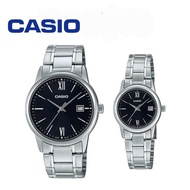 Casio Couple Watch MTP-V002D-1B3 & LTP-V002D-1B3