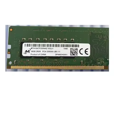 MCRON 16G R-ECC DDR4 3200AA RAM 2RX8 RCC Reg PC4-25600 For Server