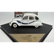 [Ready Stock] VITESSE 1: 43 CITROEN 2CV L205 1983 Styles White Body, French No. 3 Sailboat Painting,