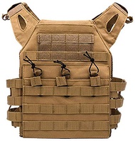 plate carrier vest for airsoft molle system