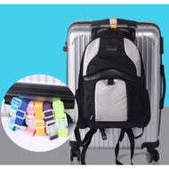 【Ready Stock】Travel Adjustable Suitcase Luggage Carrier Strap Buckle Baggage Belt Luggage Belt Suitc
