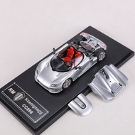 Rhino Model RM 1: 64 Koenigsegg CC850 Alloy Car Model Collection Ornaments Rear Cover Can Be Opened 