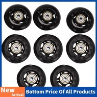 8 Pack Inline Skate Wheels, Indoor/Outdoor Roller Skate Wheels, Replacement Wheels with Bearing 64mm