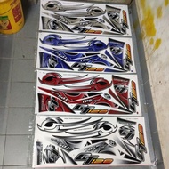 Stiker sticker body stripe cover set (1) modenas gt128 gt 128