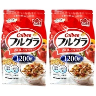 Calbee Fruit Granola Frugra 1200g x 2 packs